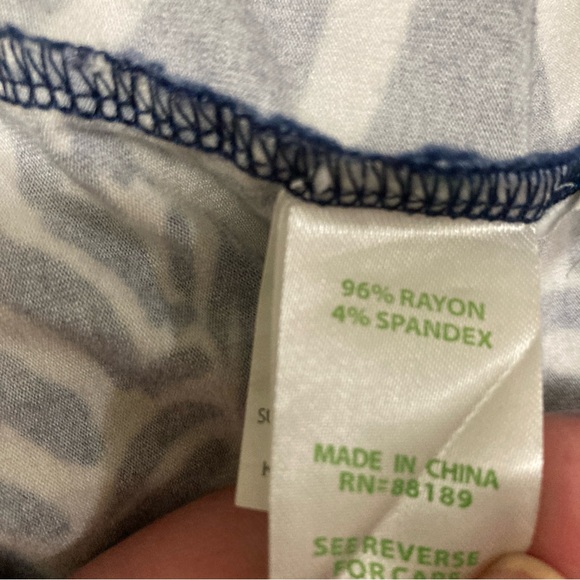 Lilly Pulitzer Sloan Oh Cabana Navy and White Zebra Print Maxi Dress Size M - Picture 11 of 14